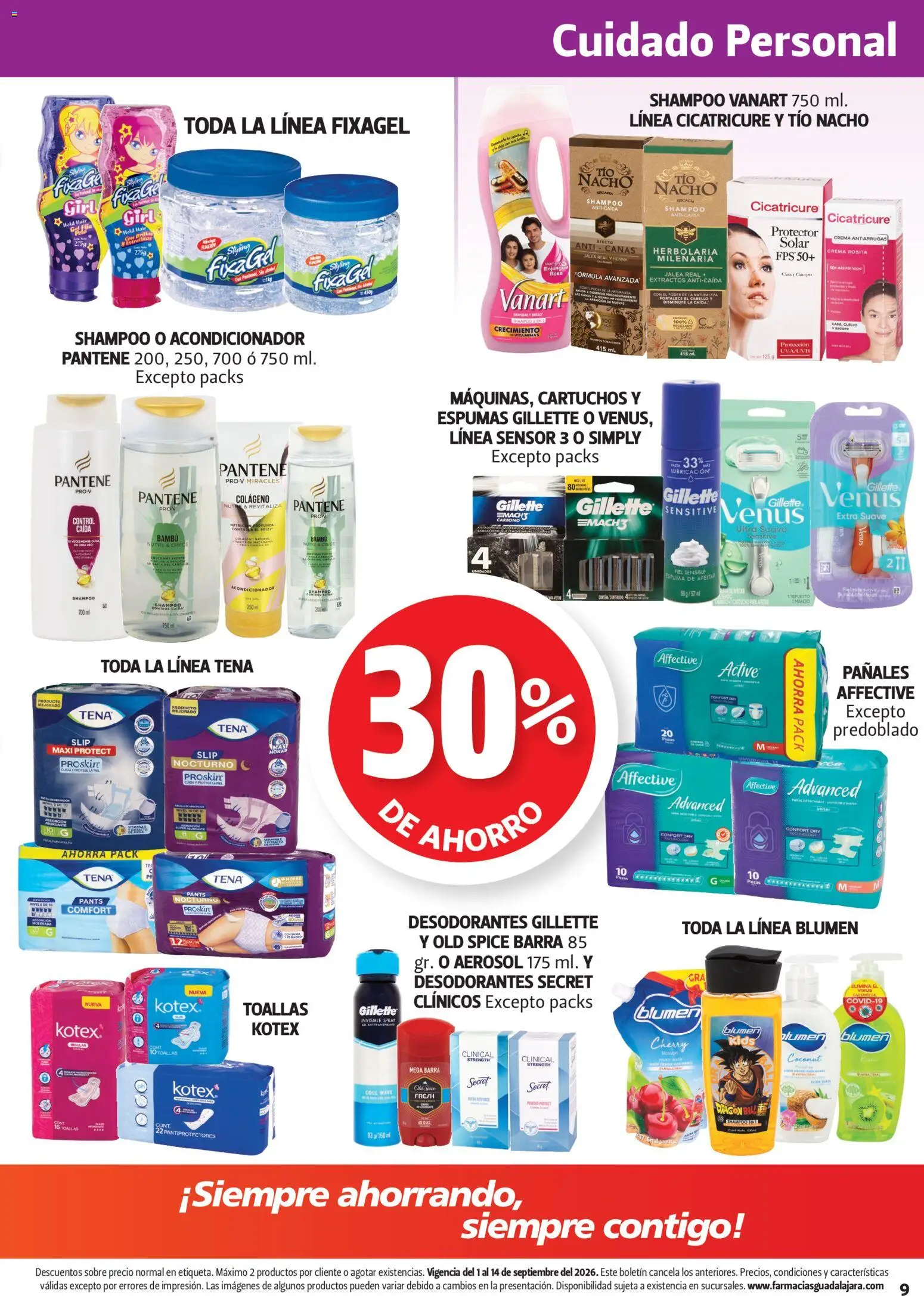 Vista previa las ofertas de la tienda Farmacia Guadalajara - Farmacia Guadalajara catálogo desde el 01/09/2026 
