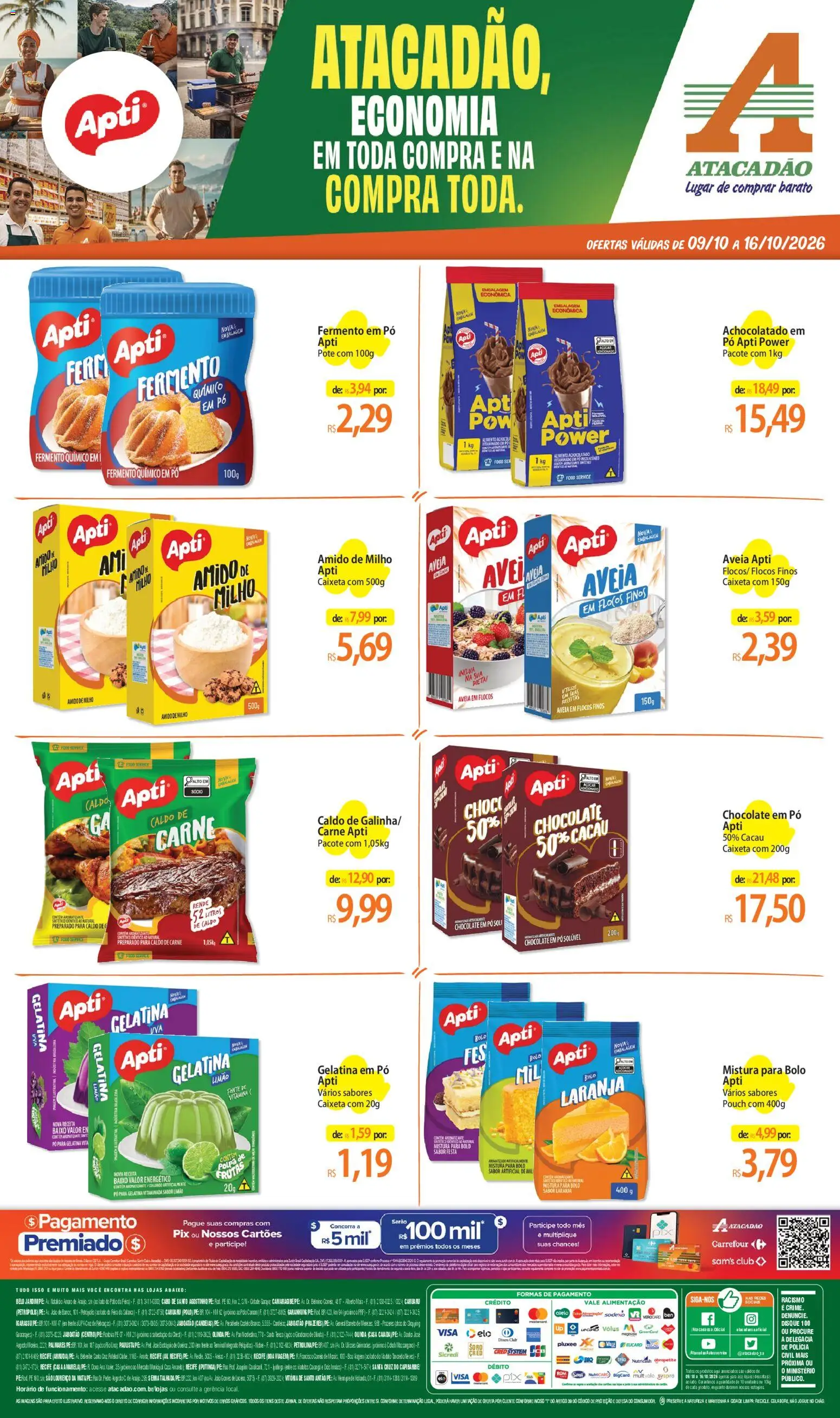 Pré-Visualização do folheto "Atacadão ofertas - PE" da loja Atacadão válido a partir de 09/10/2026