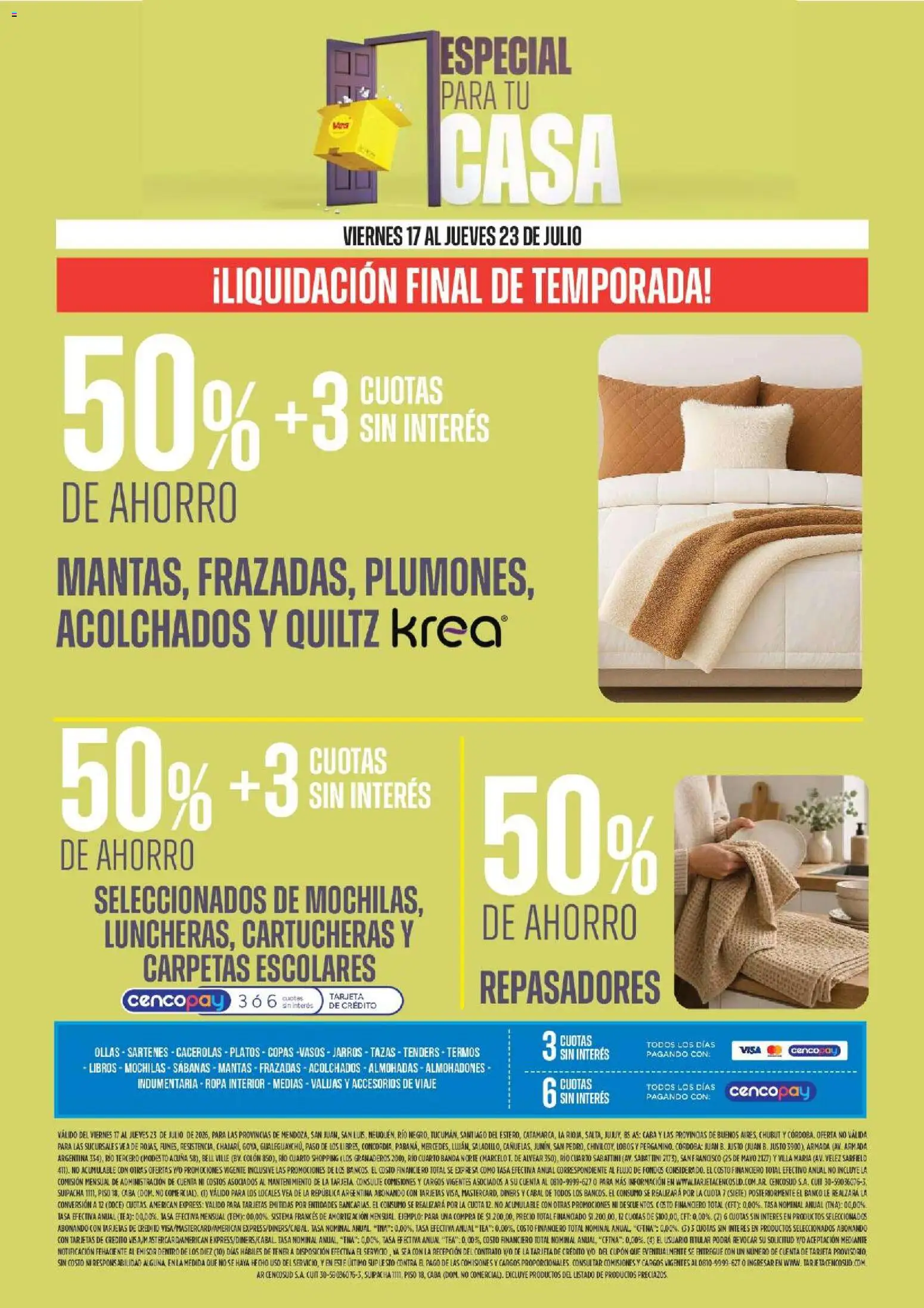 Vista previa del folleto de la tienda Vea válido desde el 17/07/2026 