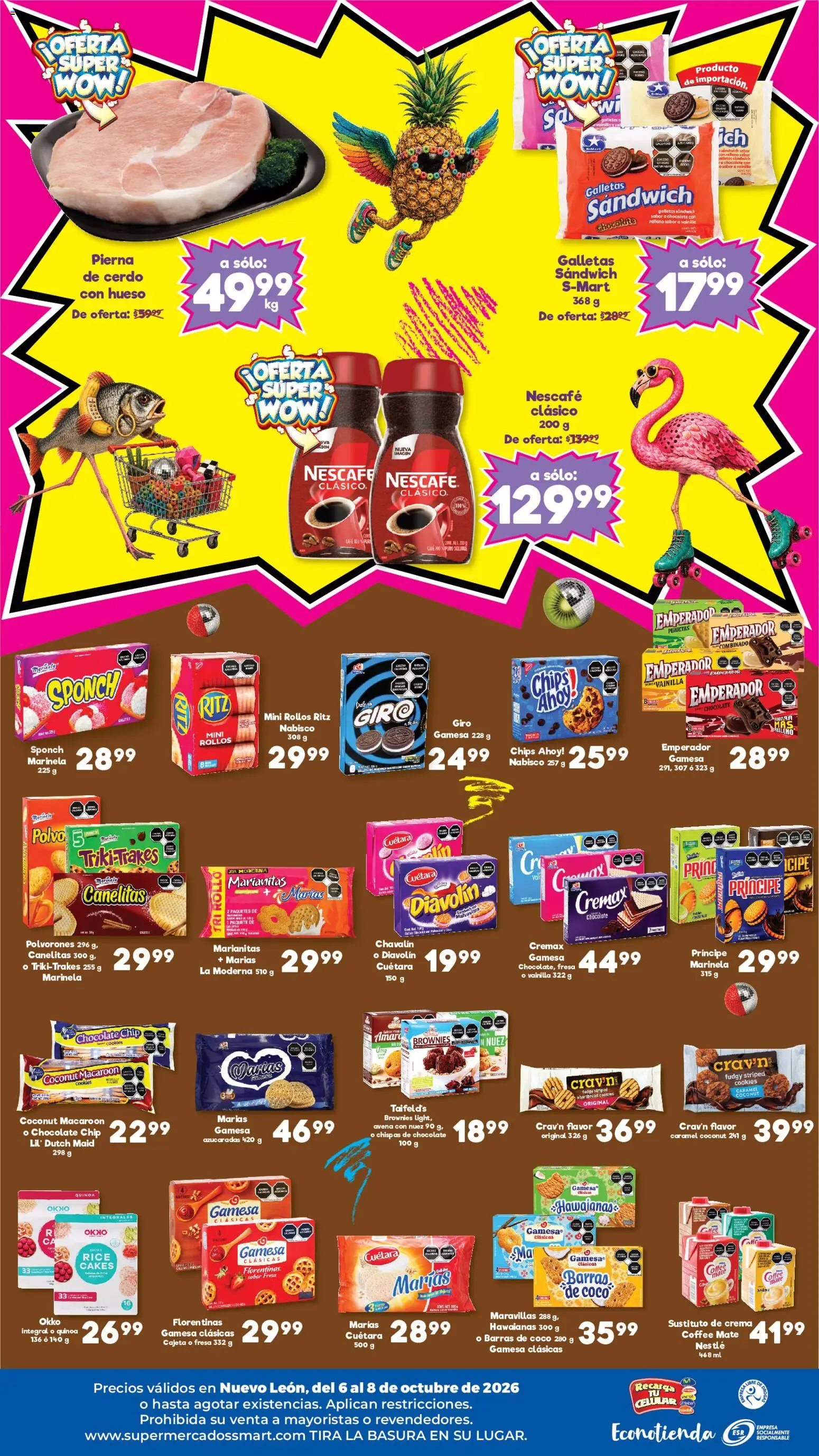 Vista previa las ofertas de la tienda S-Mart - S-Mart folleto Ofertas de feria Monterrey desde el 06/10/2026 