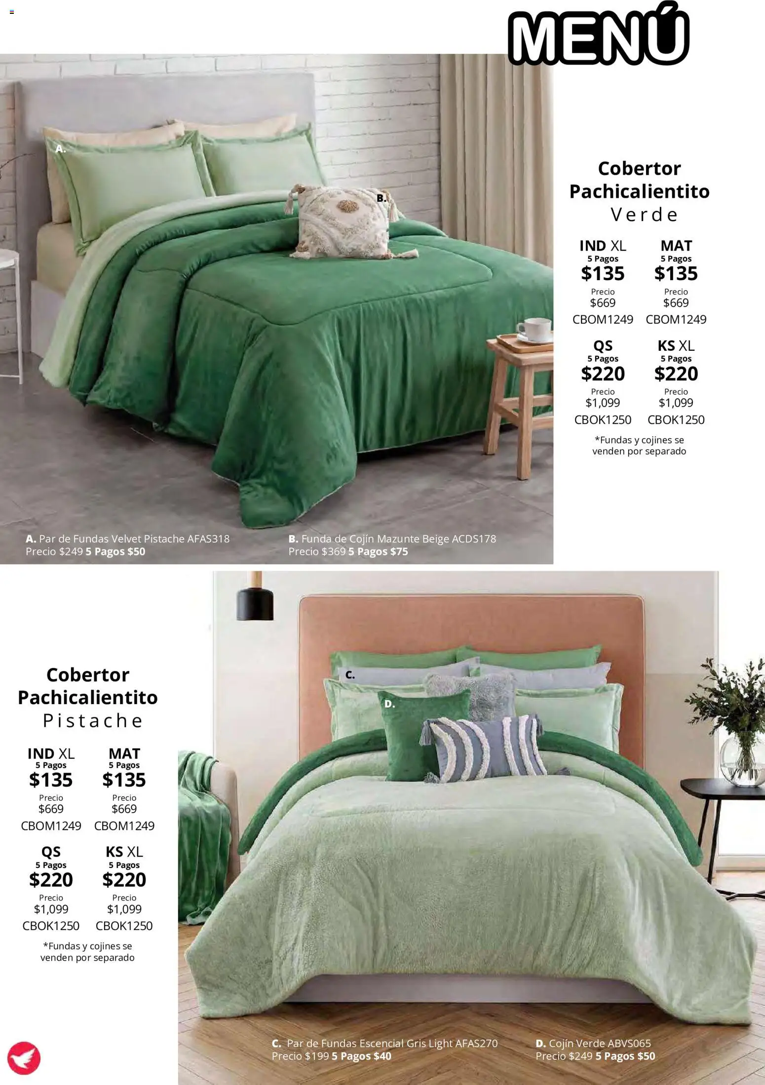 Vista previa las ofertas de la tienda Colchas Concord - Colchas Concord catálogo Colección Cobertor Calor de Hogar desde el 15/10/2026 