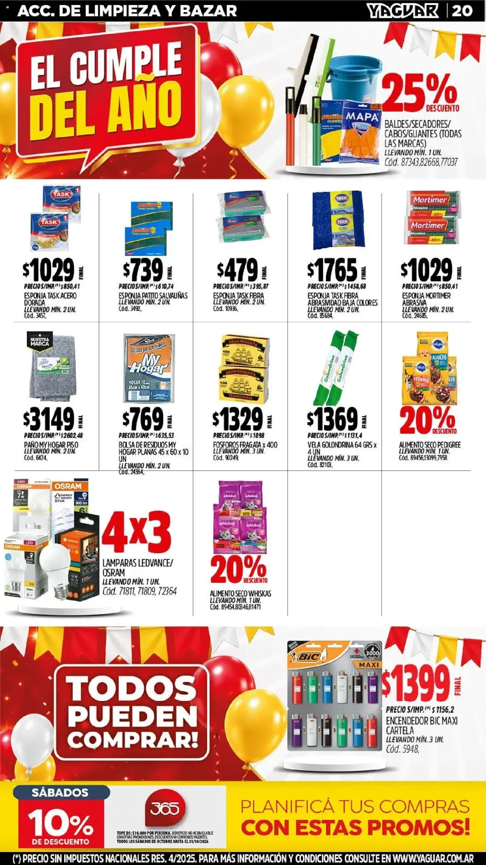Vista previa del folleto de la tienda Yaguar válido desde el 26/10/2026 