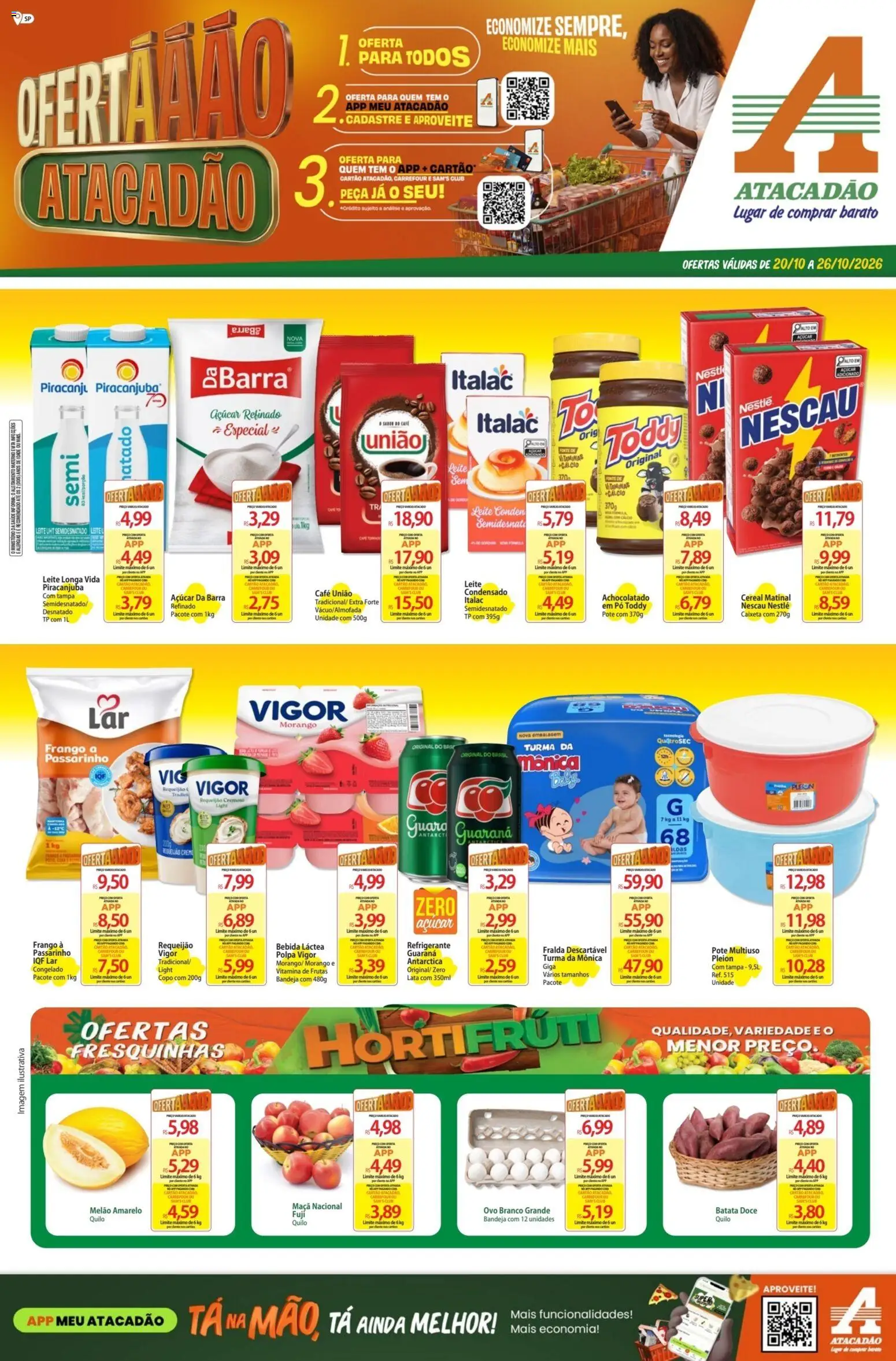 Pré-Visualização do folheto "Atacadão ofertas - SP" da loja Atacadão válido a partir de 20/10/2026