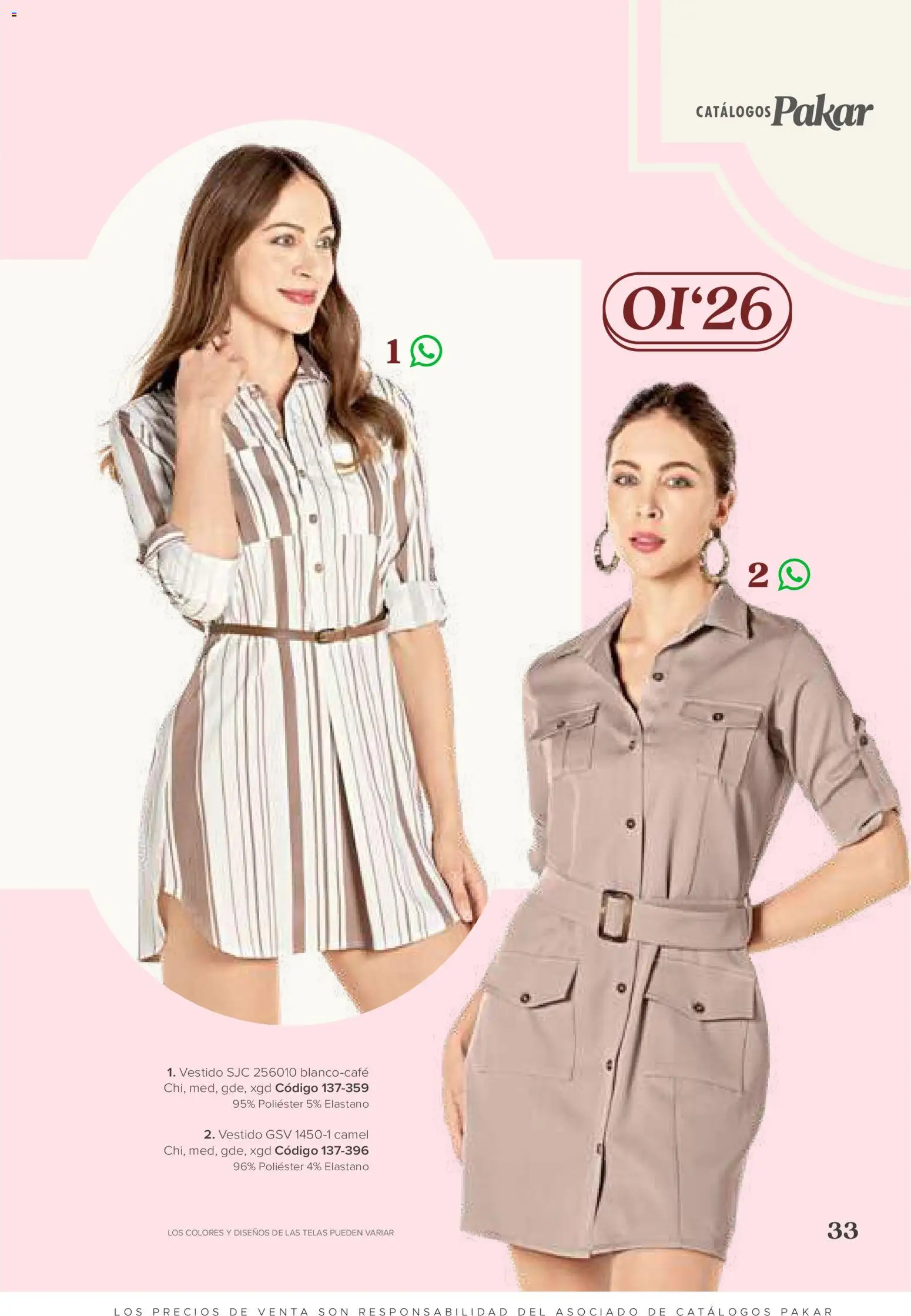 Vista previa las ofertas de la tienda SC Pakar - SC Pakar catálogo Ropa desde el 31/07/2026 