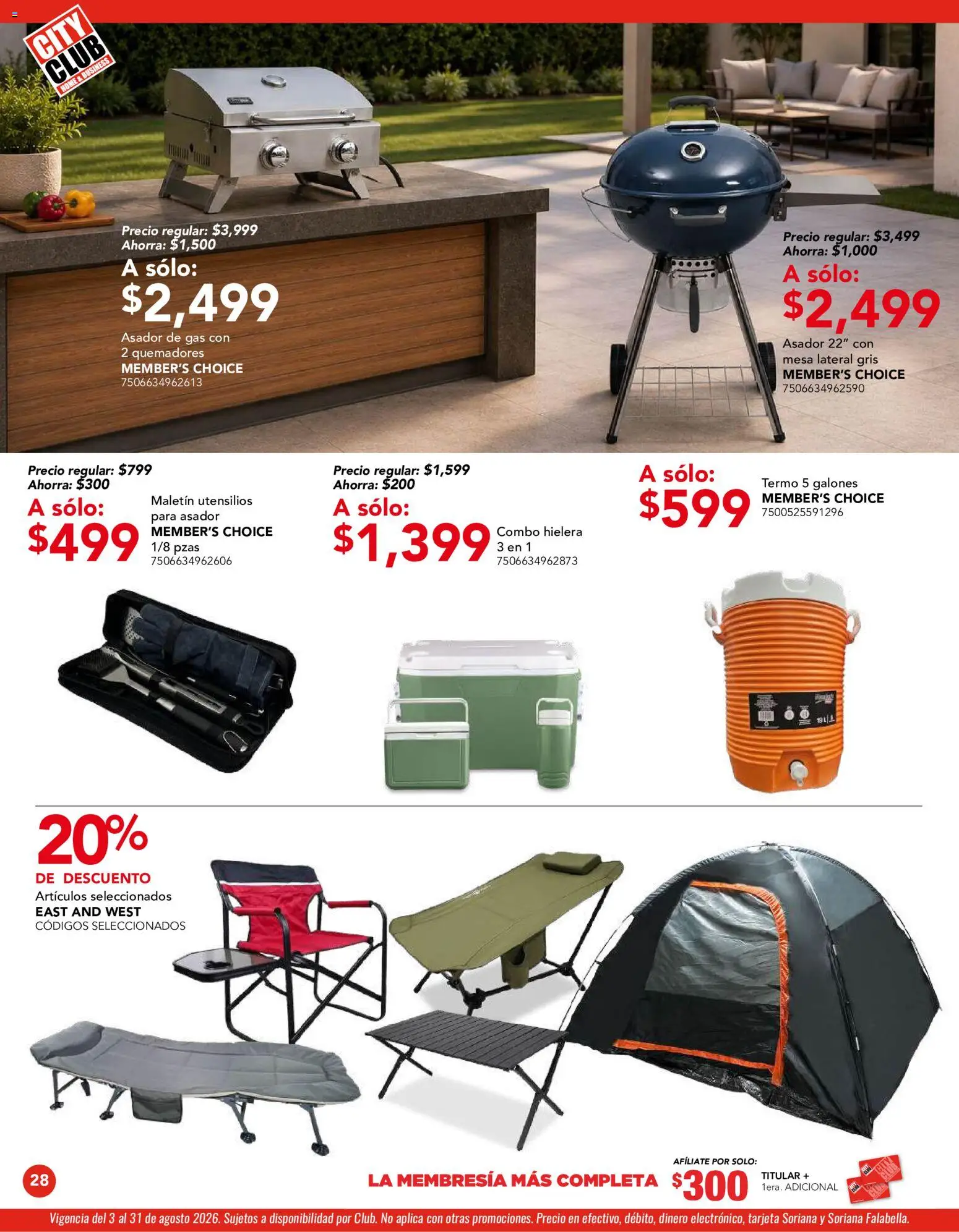 Vista previa las ofertas de la tienda City Club - City Club catálogo desde el 03/08/2026 