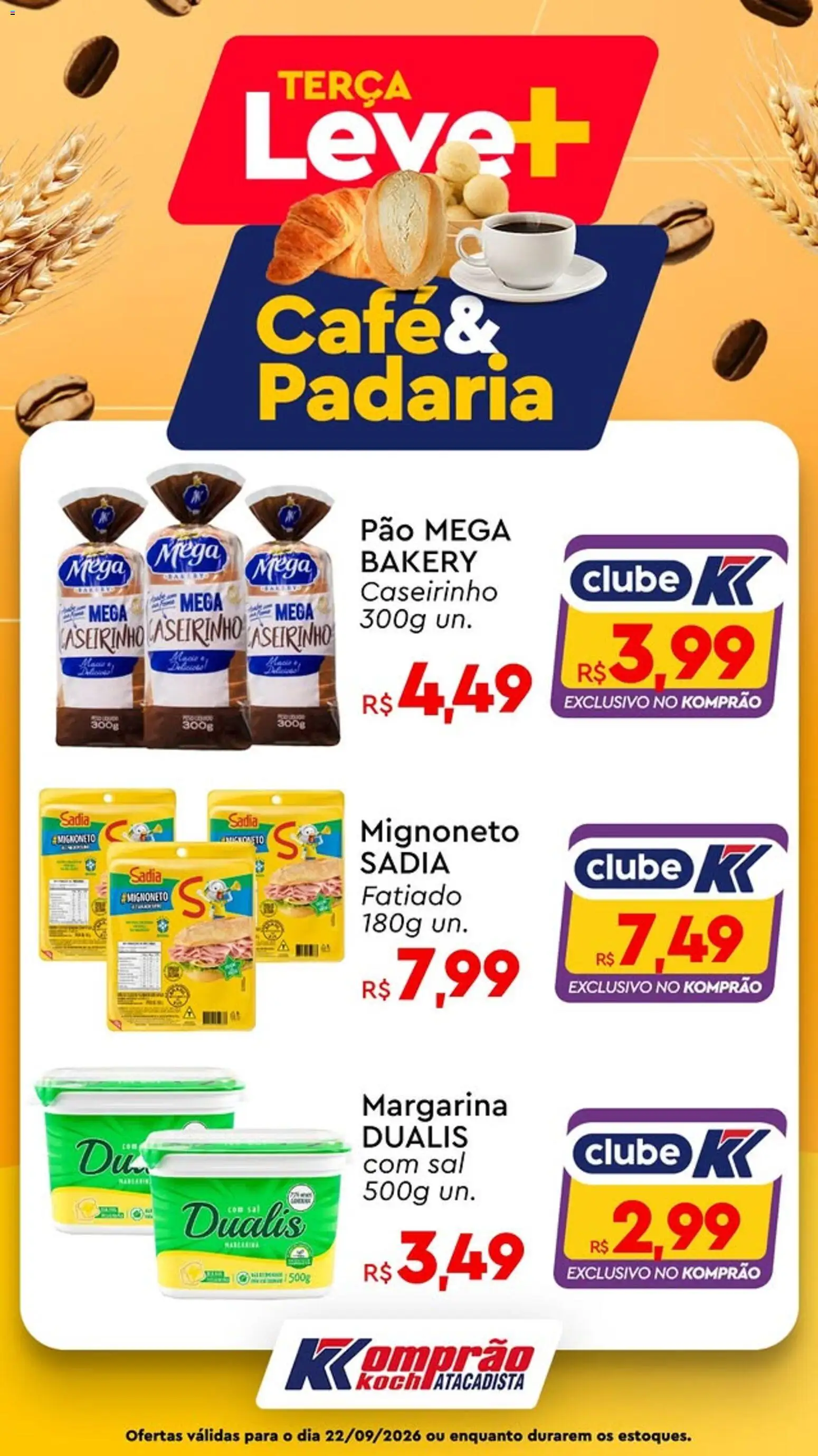 Pré-Visualização do folheto "Komprao Atacadista ofertas Café & Padaria" da loja Komprao Atacadista válido a partir de 22/09/2026