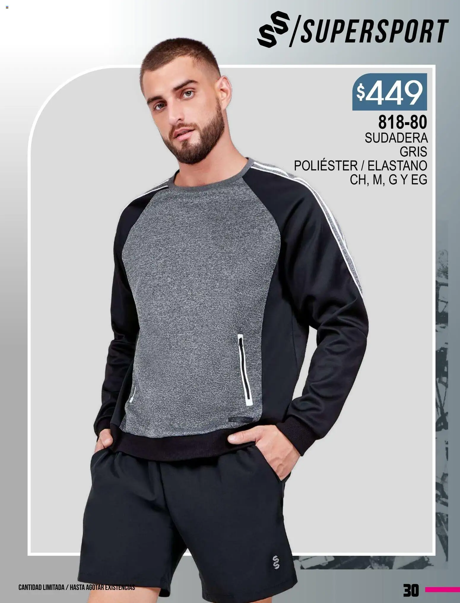 Vista previa las ofertas de la tienda Cklass - Catálogo Especial Supersport Caballero desde el 08/01/2026 - Sudadera