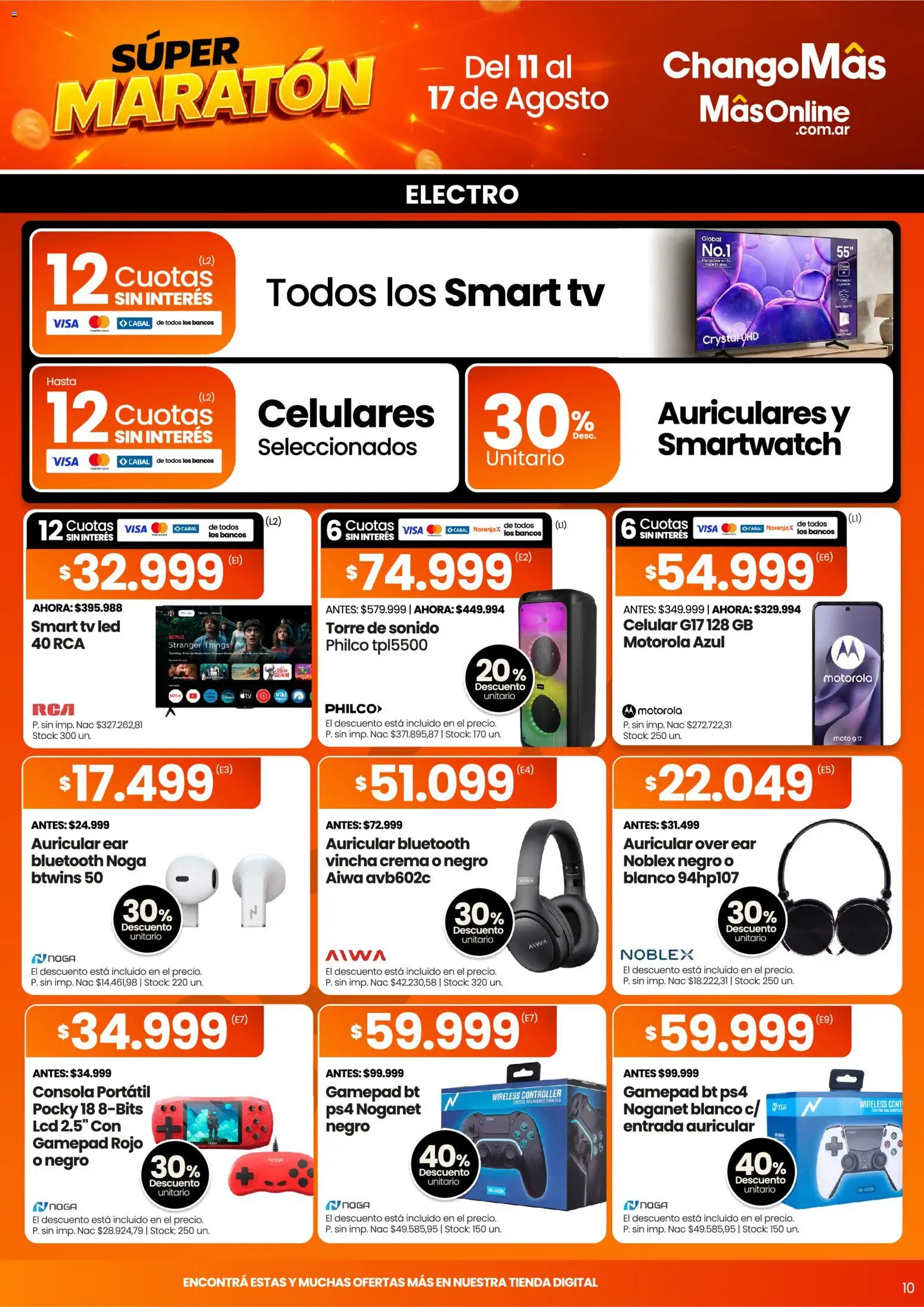 Vista previa del folleto de la tienda Changomas válido desde el 11/08/2026 