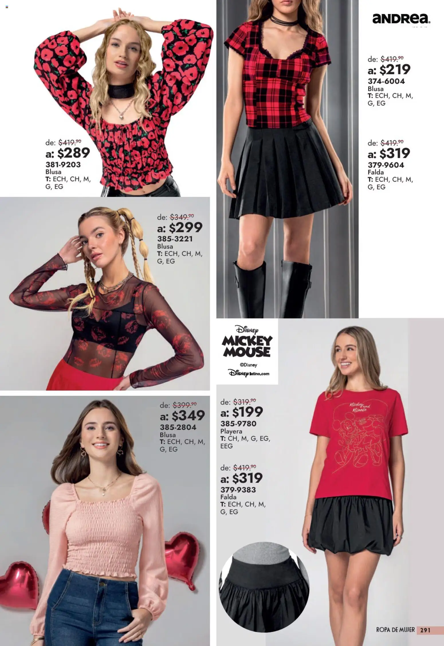 Vista previa las ofertas de la tienda Andrea - Andrea catálogo Outlet desde el 13/09/2026 