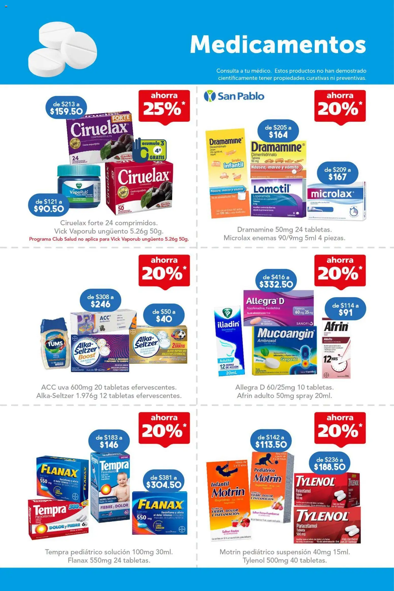 Vista previa las ofertas de la tienda Farmacia San Pablo - Farmacia San Pablo catálogo desde el 23/08/2026 