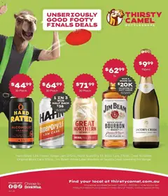 Preview of catalogue Unseriously Good Footy Finals Deals from shop Deals valid 14/09/2026