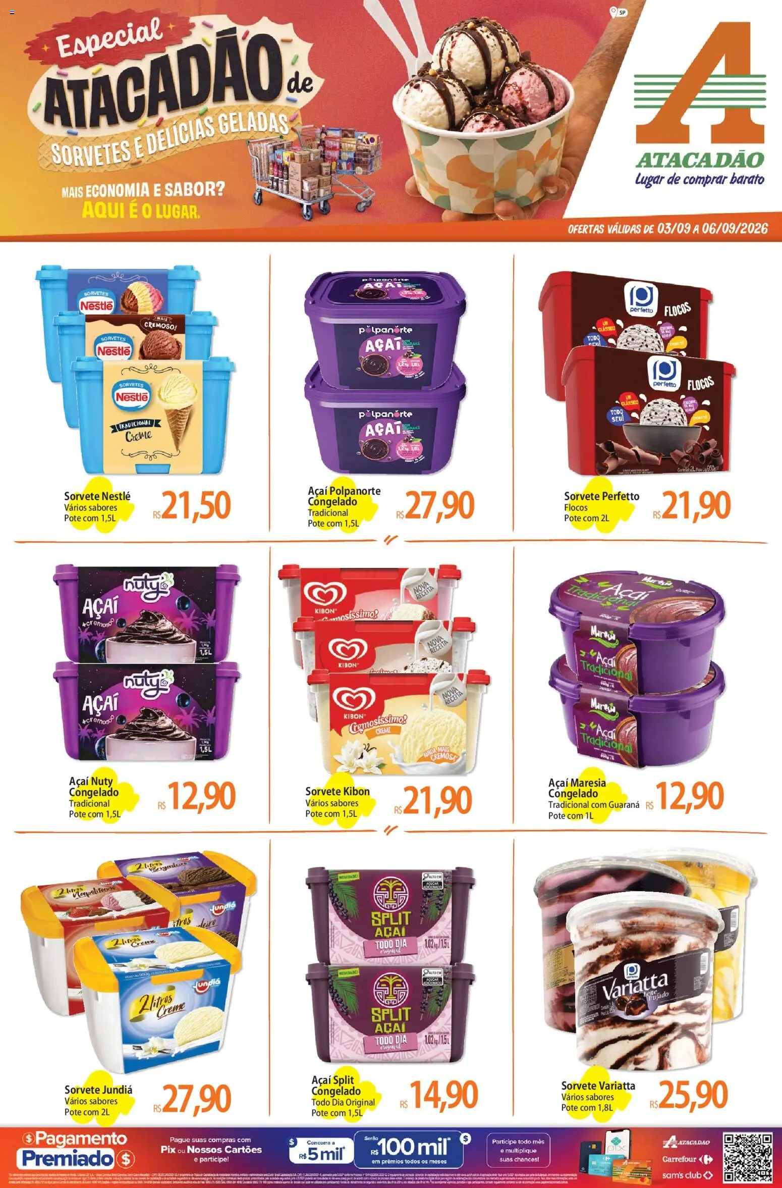 Pré-Visualização do folheto "Atacadão ofertas - SP" da loja Atacadão válido a partir de 03/09/2026