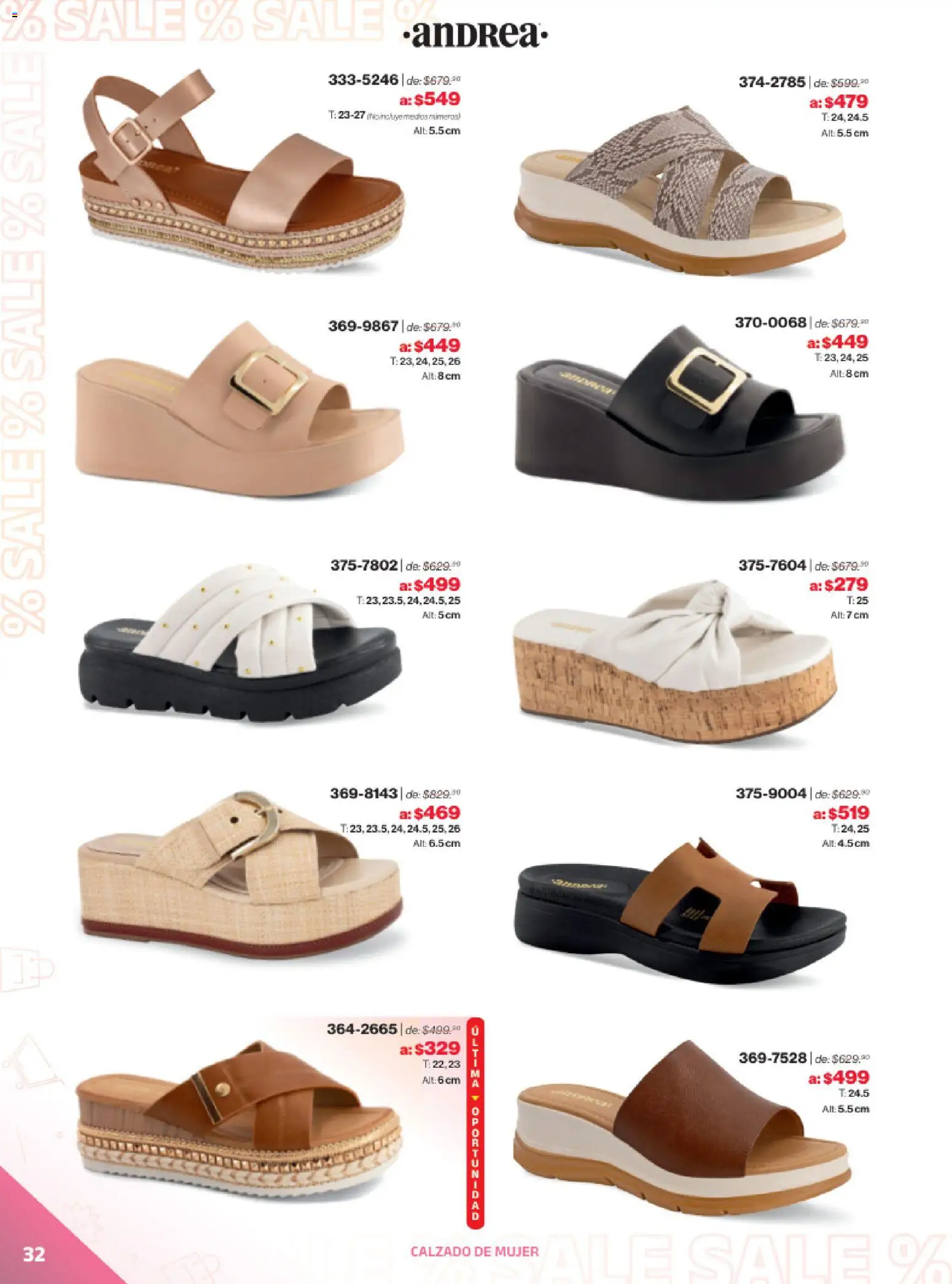 Vista previa las ofertas de la tienda Andrea - Catálogo Outlet desde el 21/12/2025 