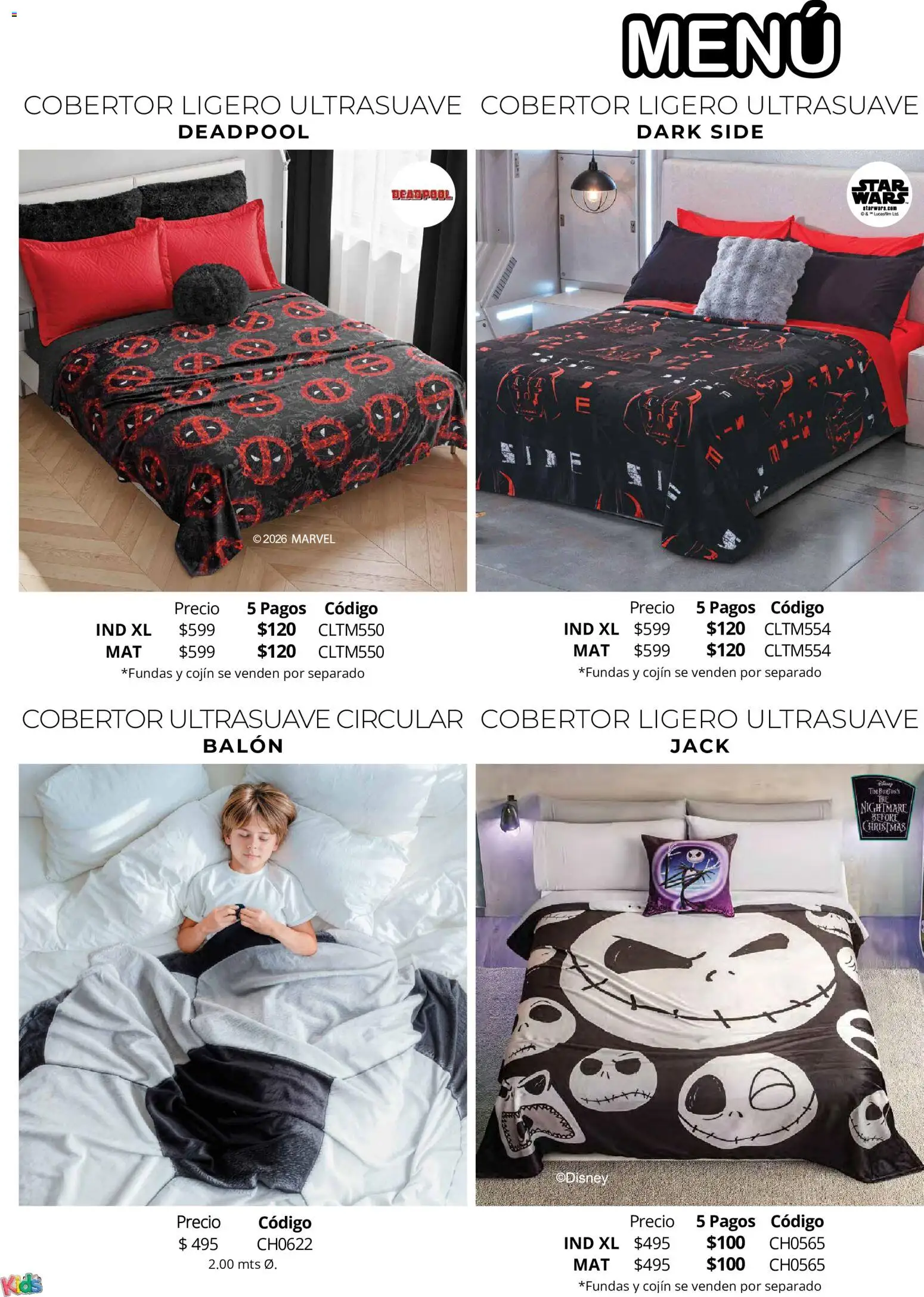 Vista previa las ofertas de la tienda Colchas Concord - Colchas Concord catálogo Colección Infantil desde el 01/08/2026 