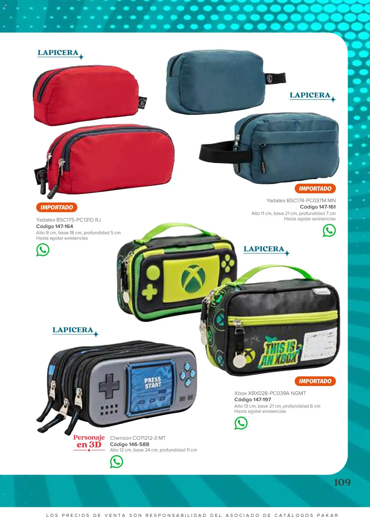 Vista previa las ofertas de la tienda SC Pakar - SC Pakar catálogo Niño desde el 31/07/2026 - Xbox