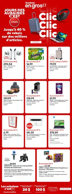 Un aperçu du dépliant Staples circulaire du magasin Staples est valide à partir 2 oct. 2026