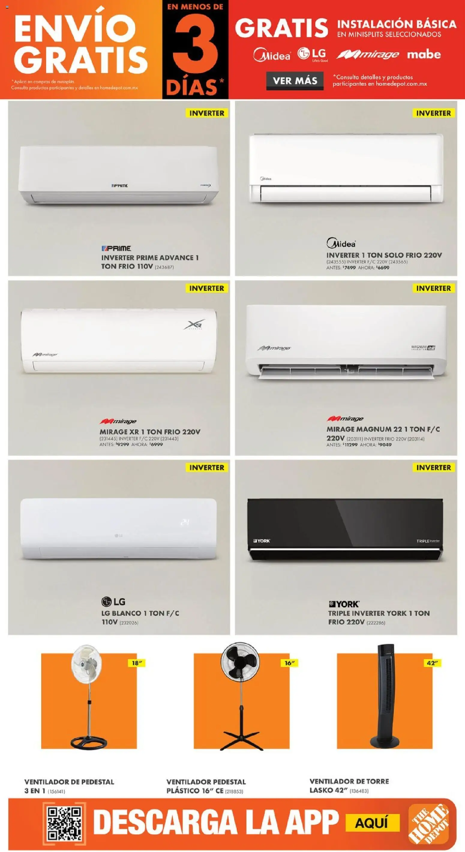Vista previa las ofertas de la tienda Home Depot - Home Depot catálogo desde el 18/06/2026 - Ventilador, Magnum, Ventilador de pedestal