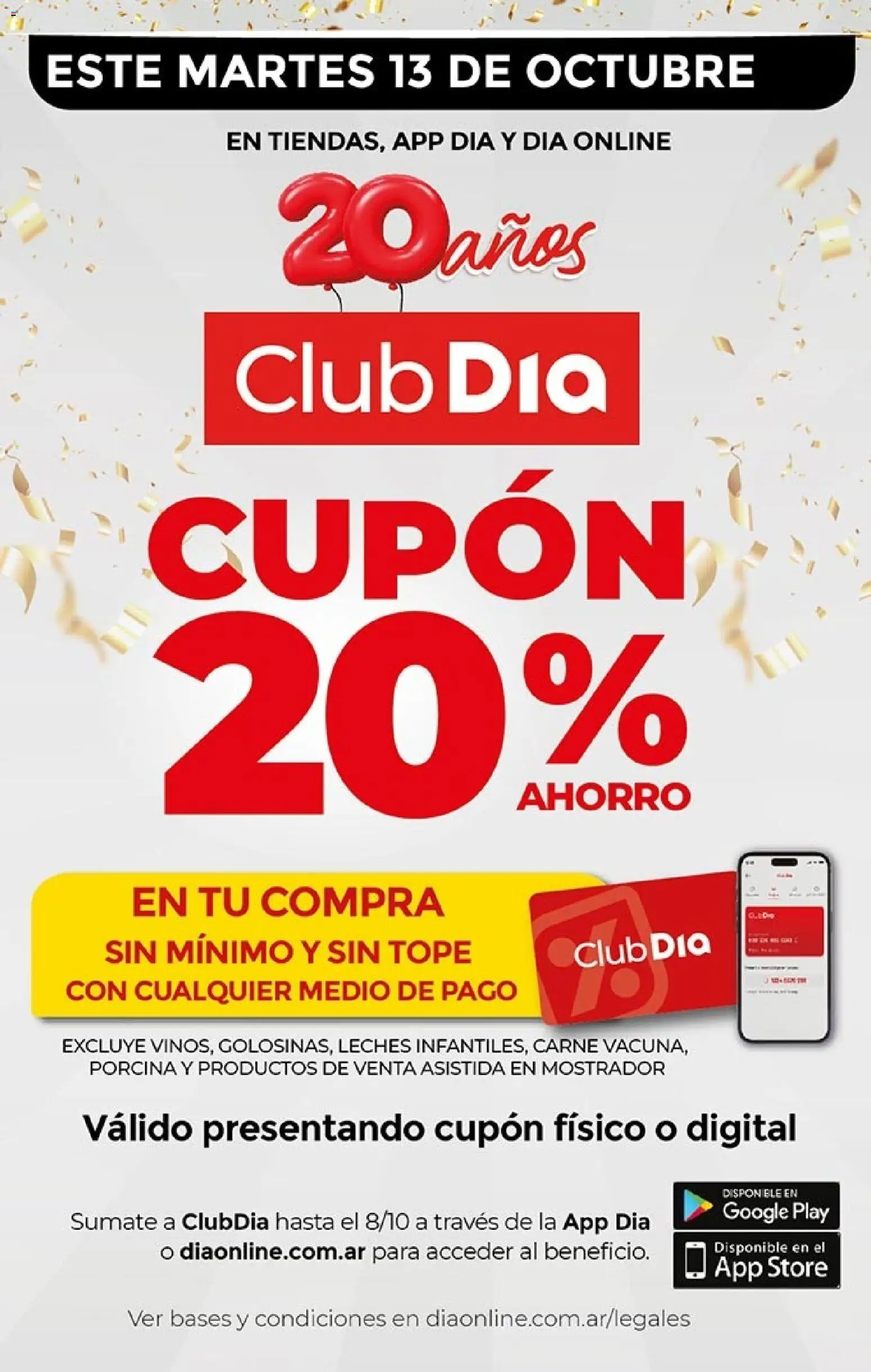 Vista previa del folleto de la tienda Dia válido desde el 07/10/2026 