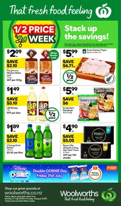 Preview of catalogue Woolworths South Island catalogue from shop Woolworths valid 27 Jul 2026