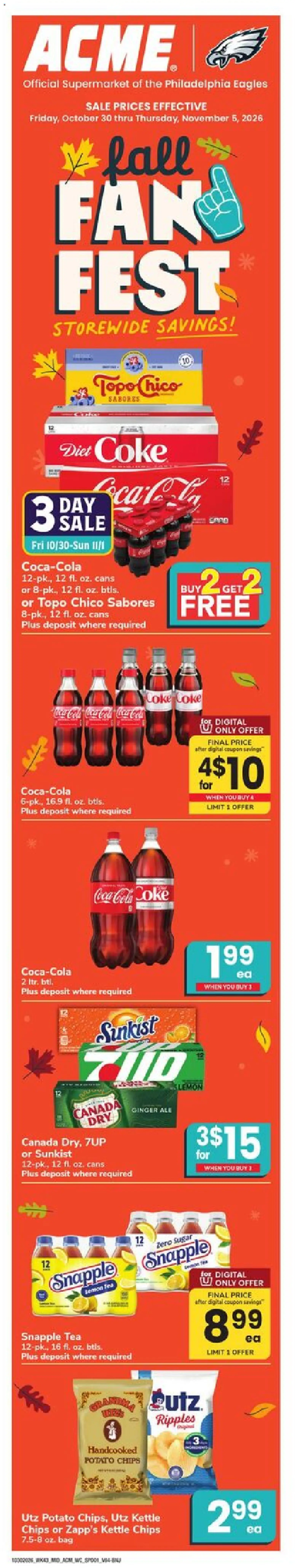 Ad Preview of Acme Acme Weekly Ad from 10/30/2026
