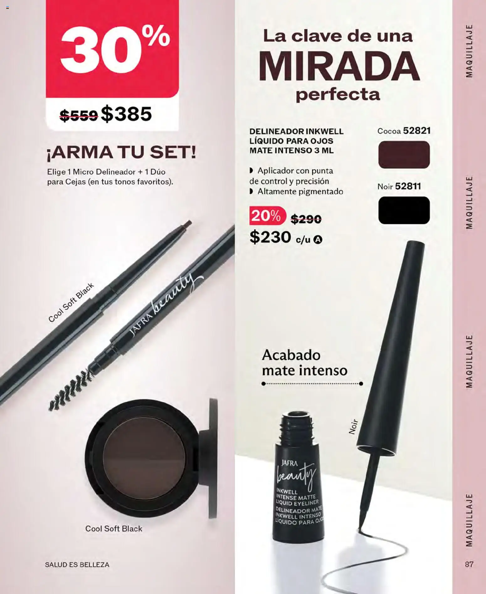 Vista previa las ofertas de la tienda JAFRA - JAFRA catálogo desde el 01/10/2026 - Maquillaje, Mate, Delineador