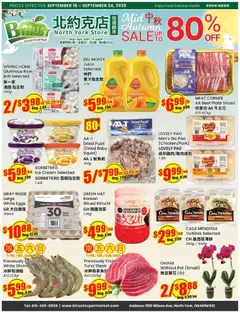 Preview of leaflet Btrust Supermarket weekly flyer - North York from shop Btrust Supermarket is valid from Sep 18, 2026