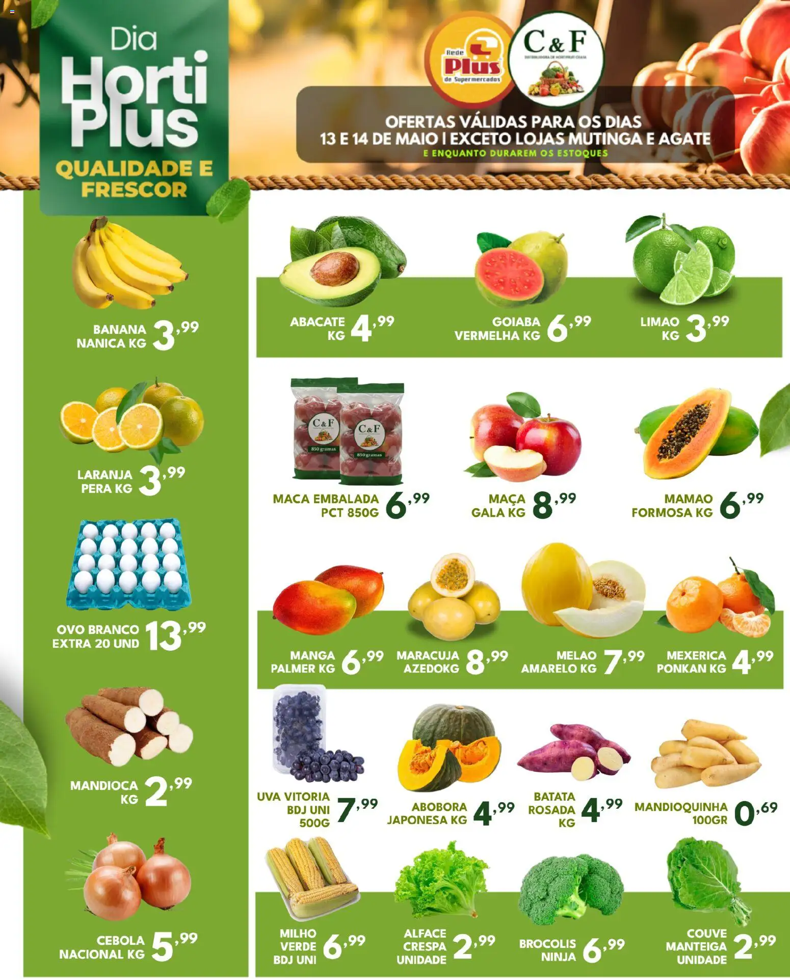 Pré-Visualização do folheto "Rede Plus Supermercados - Ofertas da semana" da loja Rede Plus Supermercados válido a partir de 13/05/2026