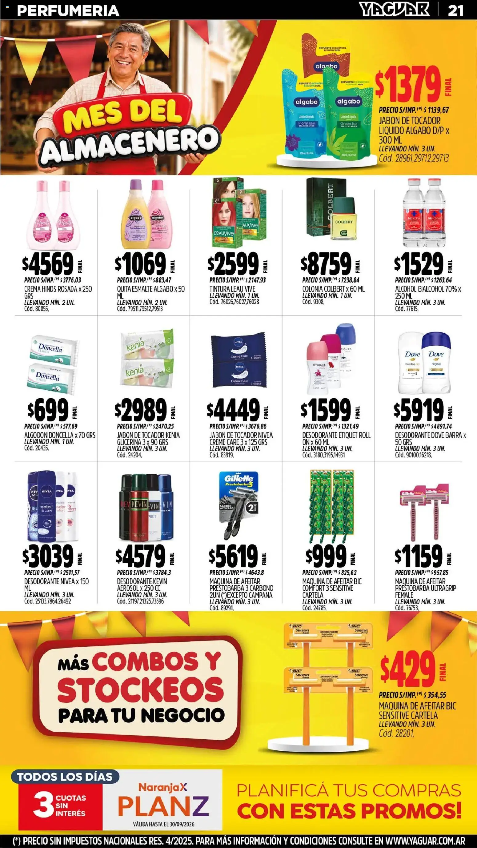 Vista previa del folleto de la tienda Yaguar válido desde el 31/08/2026 