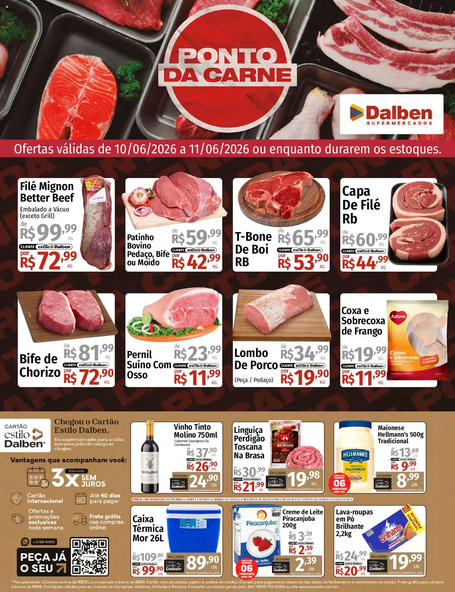 Pré-Visualização do folheto "Supermercado Dalben - Ofertas da semana" da loja Supermercado Dalben válido a partir de 10/06/2026