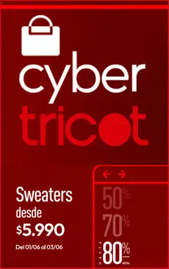Folleto de la tienda Tricot válido desde el 31.05.2026 