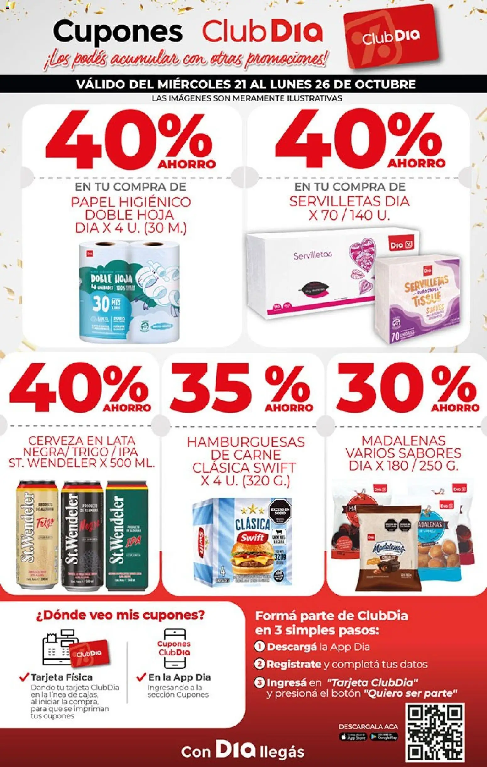 Vista previa del folleto de la tienda Dia válido desde el 21/10/2026 