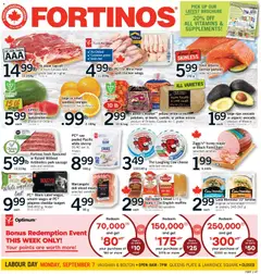 Preview of leaflet Fortinos weekly flyer / circulaire from shop Fortinos is valid from Sep 03, 2026