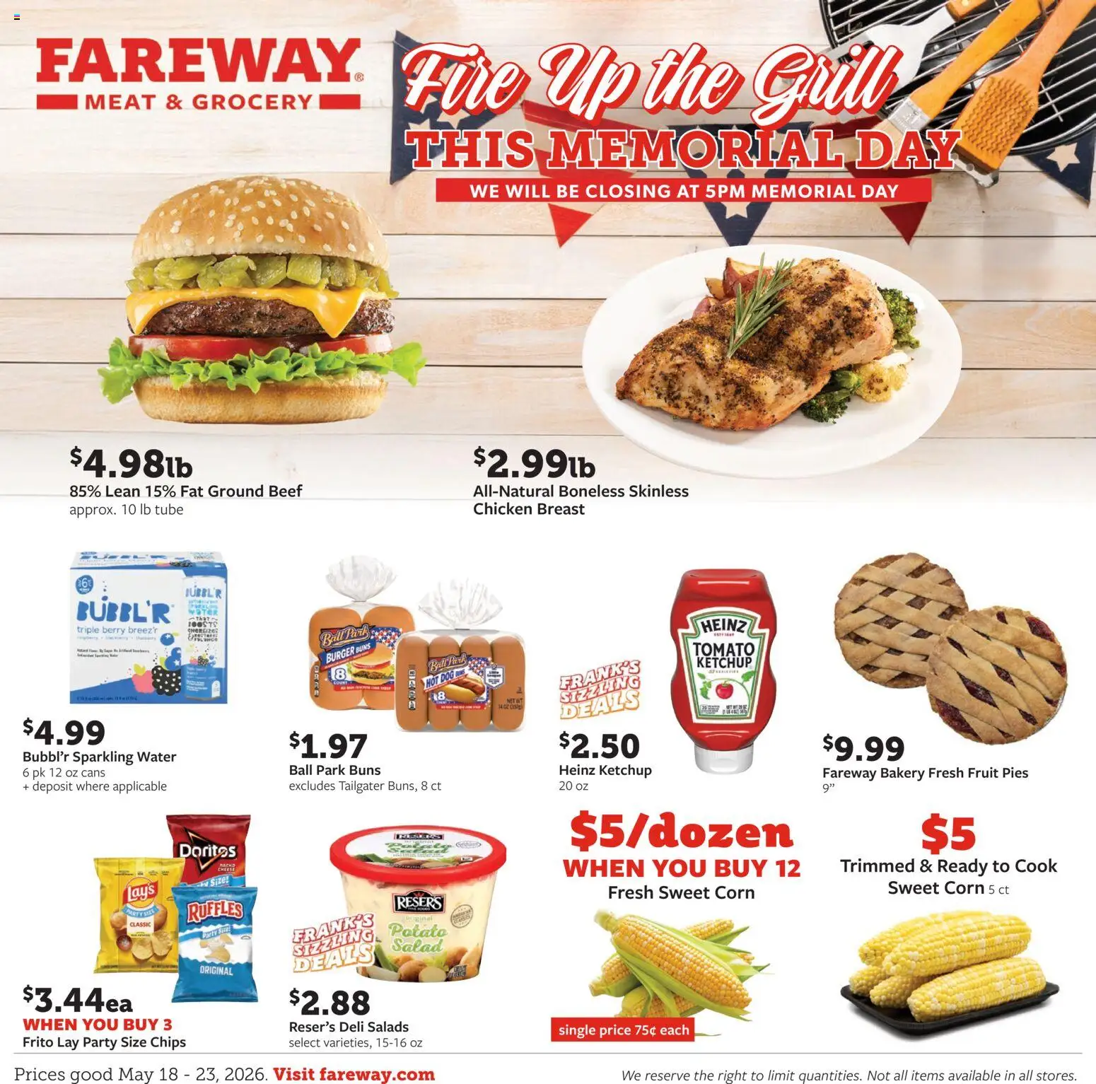 Ad Preview of Fareway Fareway Weekly Ad from 05/18/2026