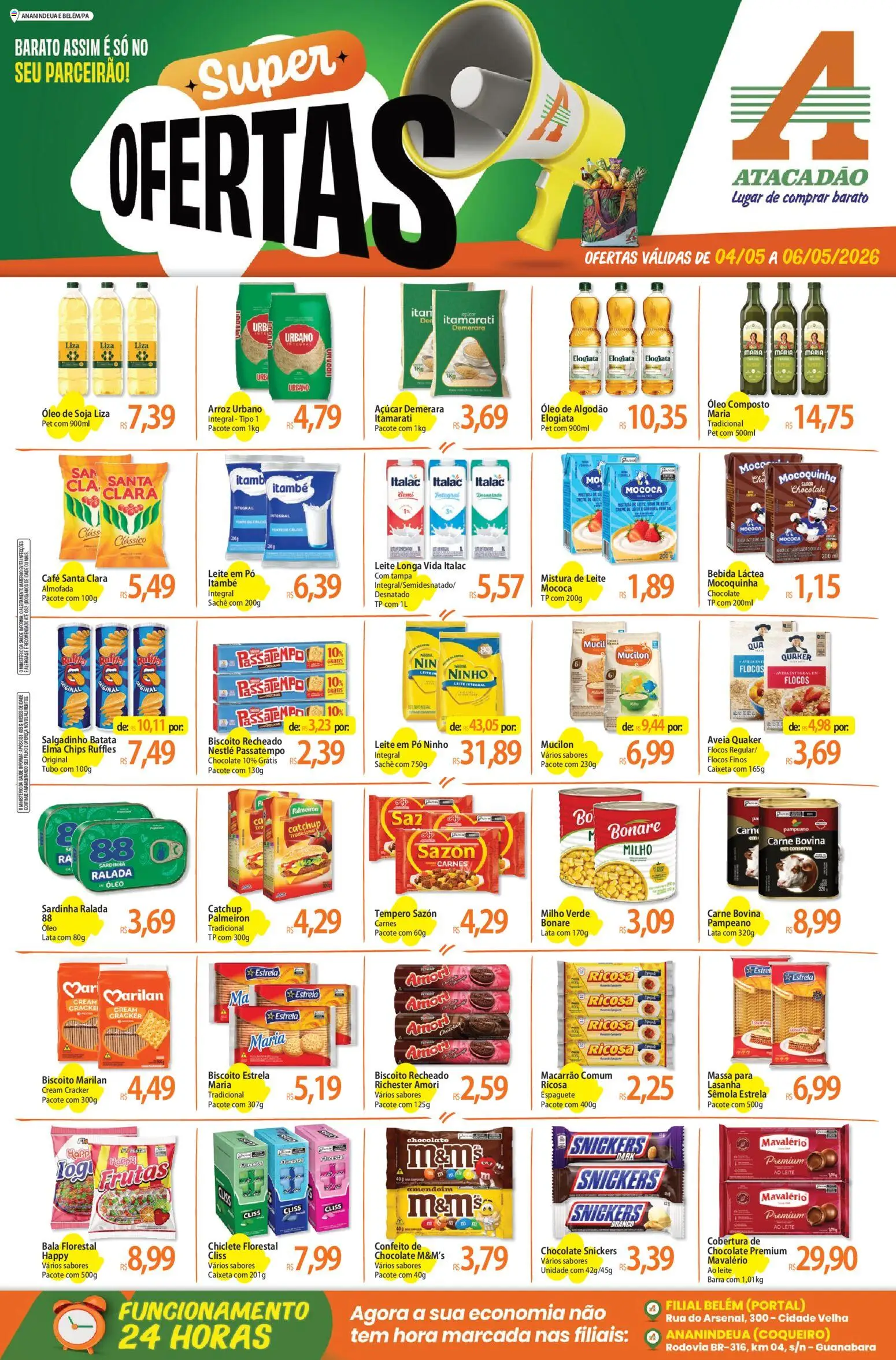 Pré-Visualização do folheto "Atacadão ofertas - PA" da loja Atacadão válido a partir de 04/05/2026