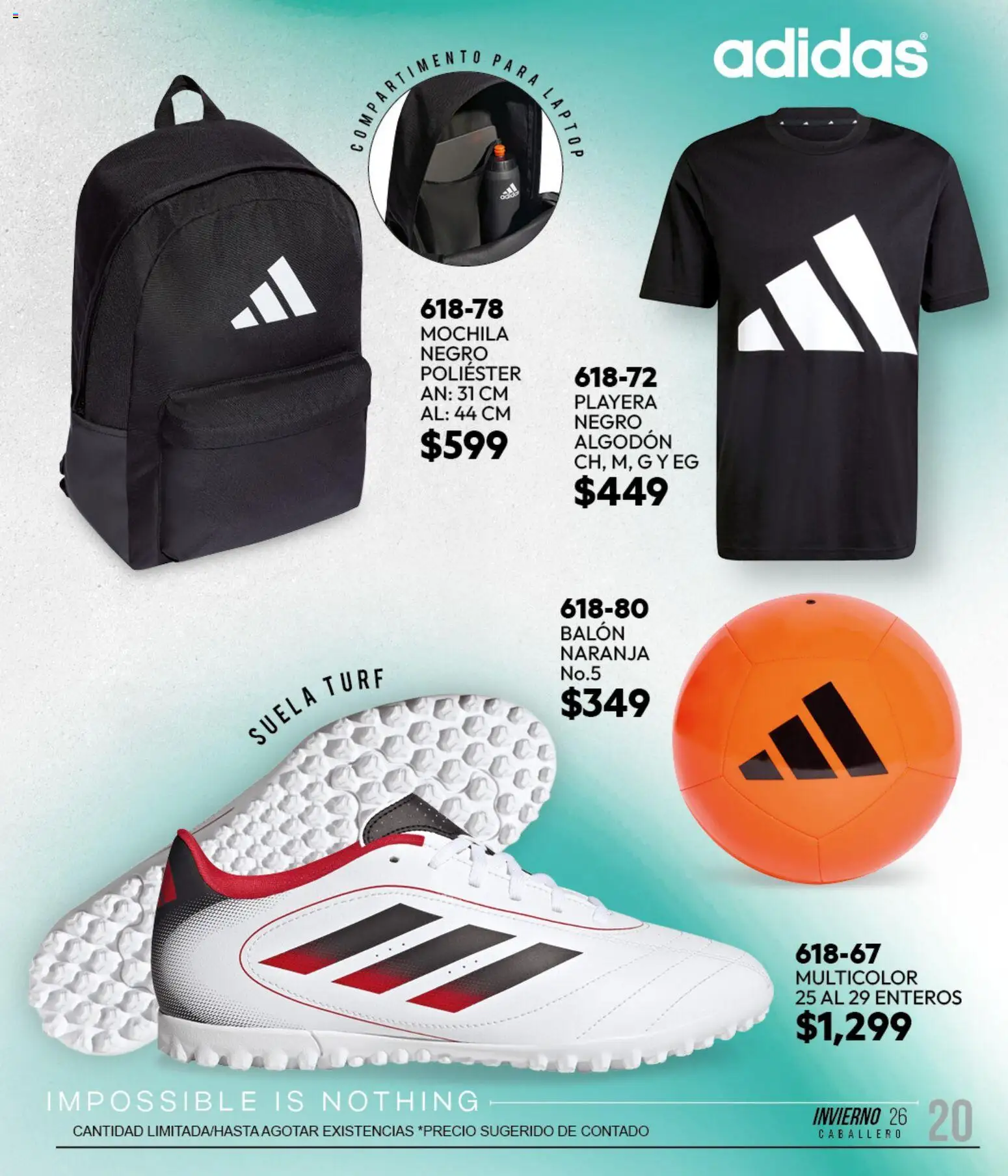 Vista previa las ofertas de la tienda Cklass - Cklass catálogo Sportbrands Caballero Invierno desde el 11/09/2026 