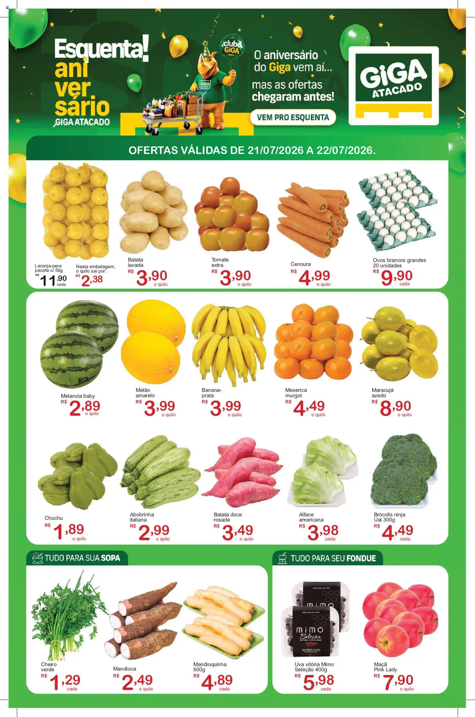 Pré-Visualização do folheto "GIGA Atacado ofertas Feirão Sorocaba" da loja GIGA Atacado válido a partir de 21/07/2026