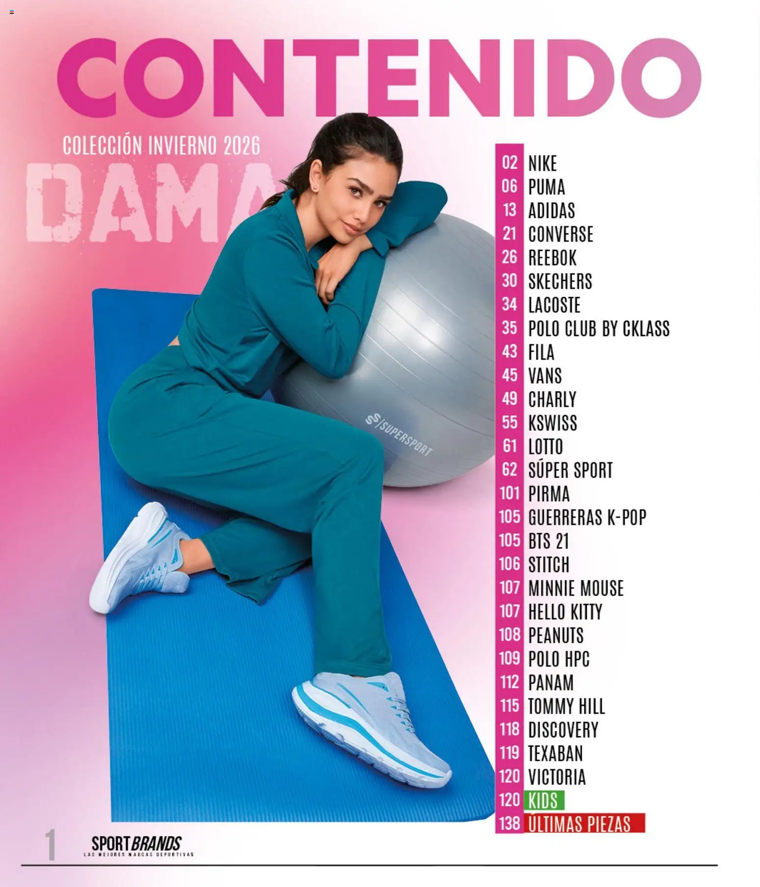 Vista previa las ofertas de la tienda Cklass - Cklass catálogo Sportbrands Dama Invierno desde el 11/09/2026 