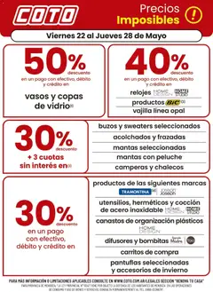 Vista previa del folleto de la tienda Coto válido desde el 22/05/2026 