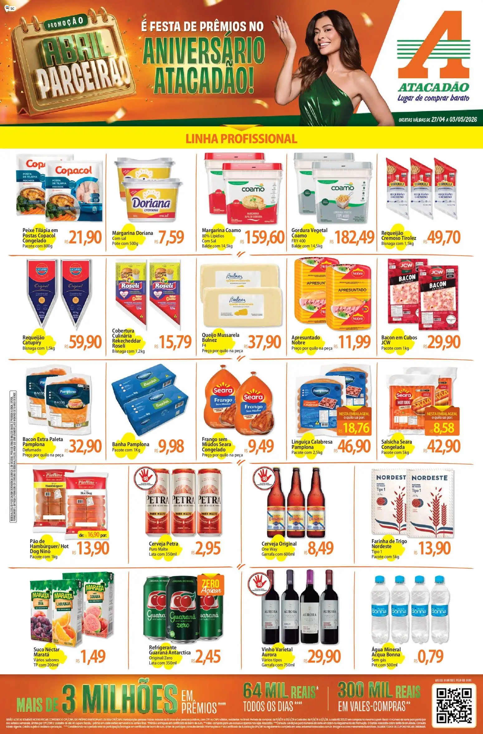 Pré-Visualização do folheto "Atacadão ofertas - SC" da loja Atacadão válido a partir de 27/04/2026