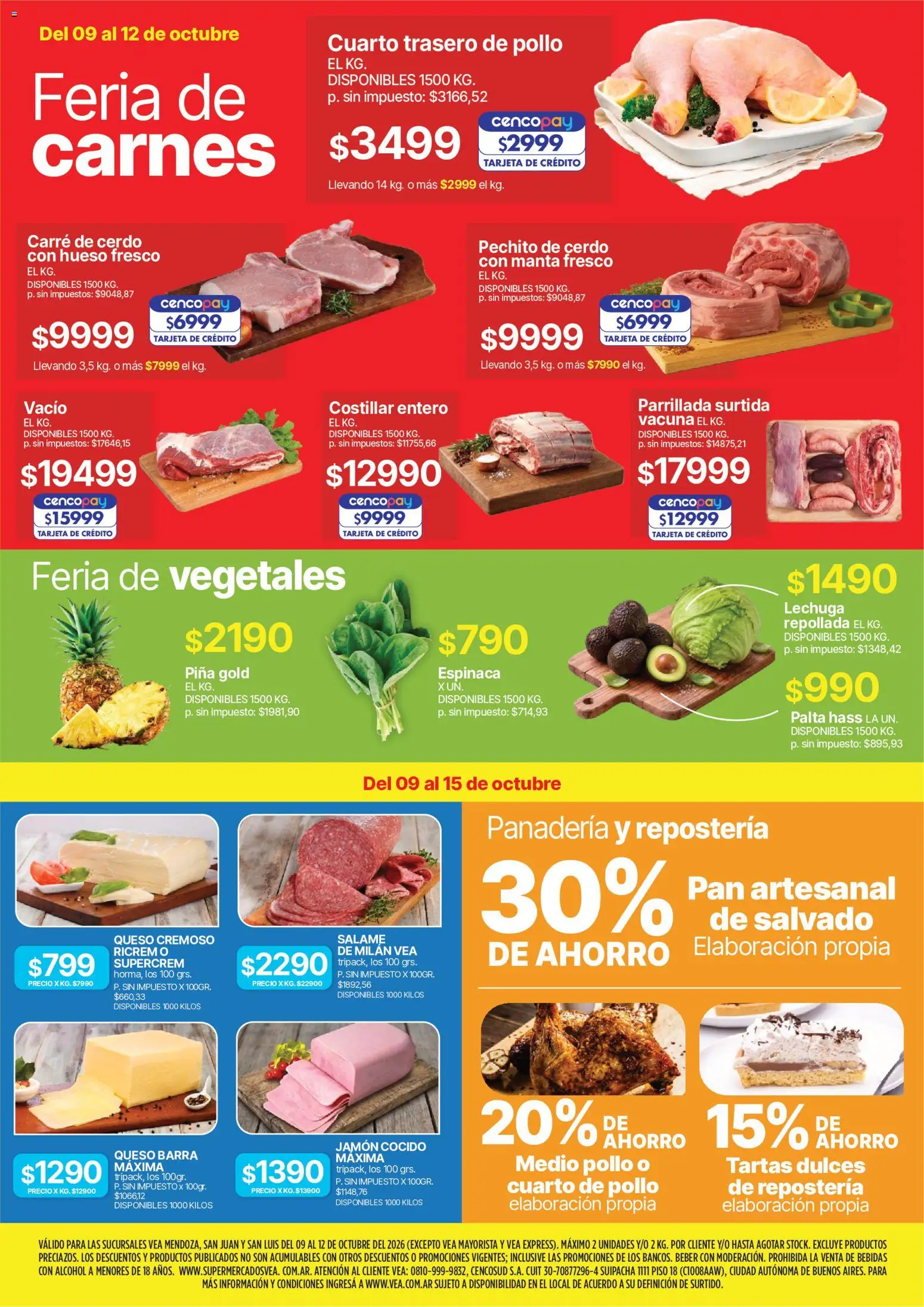 Vista previa del folleto de la tienda Vea válido desde el 09/10/2026 