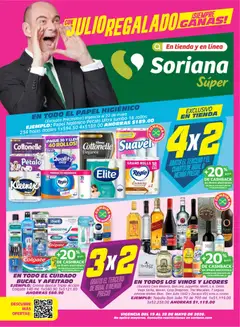 Vista previa las ofertas de la tienda Soriana - Soriana Con Julio Regalado siempre ganas Súper Nacional desde el 19/05/2026 