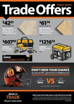 Preview of catalogue Mitre 10 catalogue from shop Mitre 10 valid 25 Jun 2026