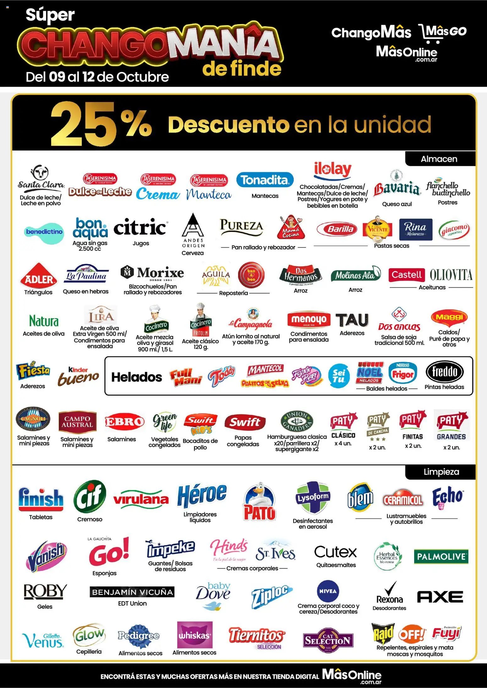 Vista previa del folleto de la tienda Changomas válido desde el 09/10/2026 