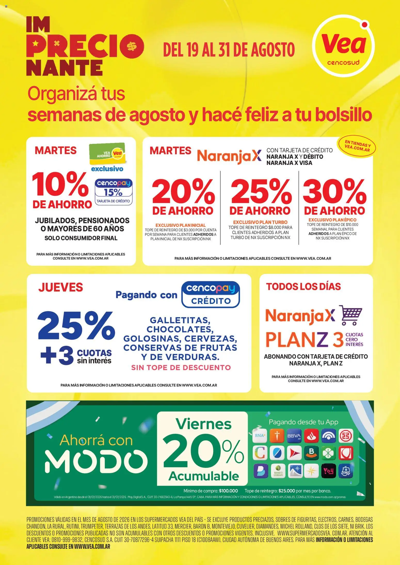 Vista previa del folleto de la tienda Vea válido desde el 18/08/2026 