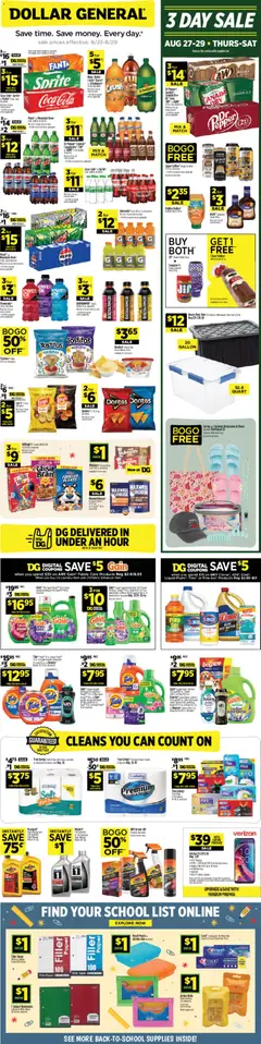 Ad Preview of Dollar General Dollar General Weekly Ad from 08/23/2026