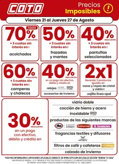 Vista previa del folleto de la tienda Coto válido desde el 21/08/2026 
