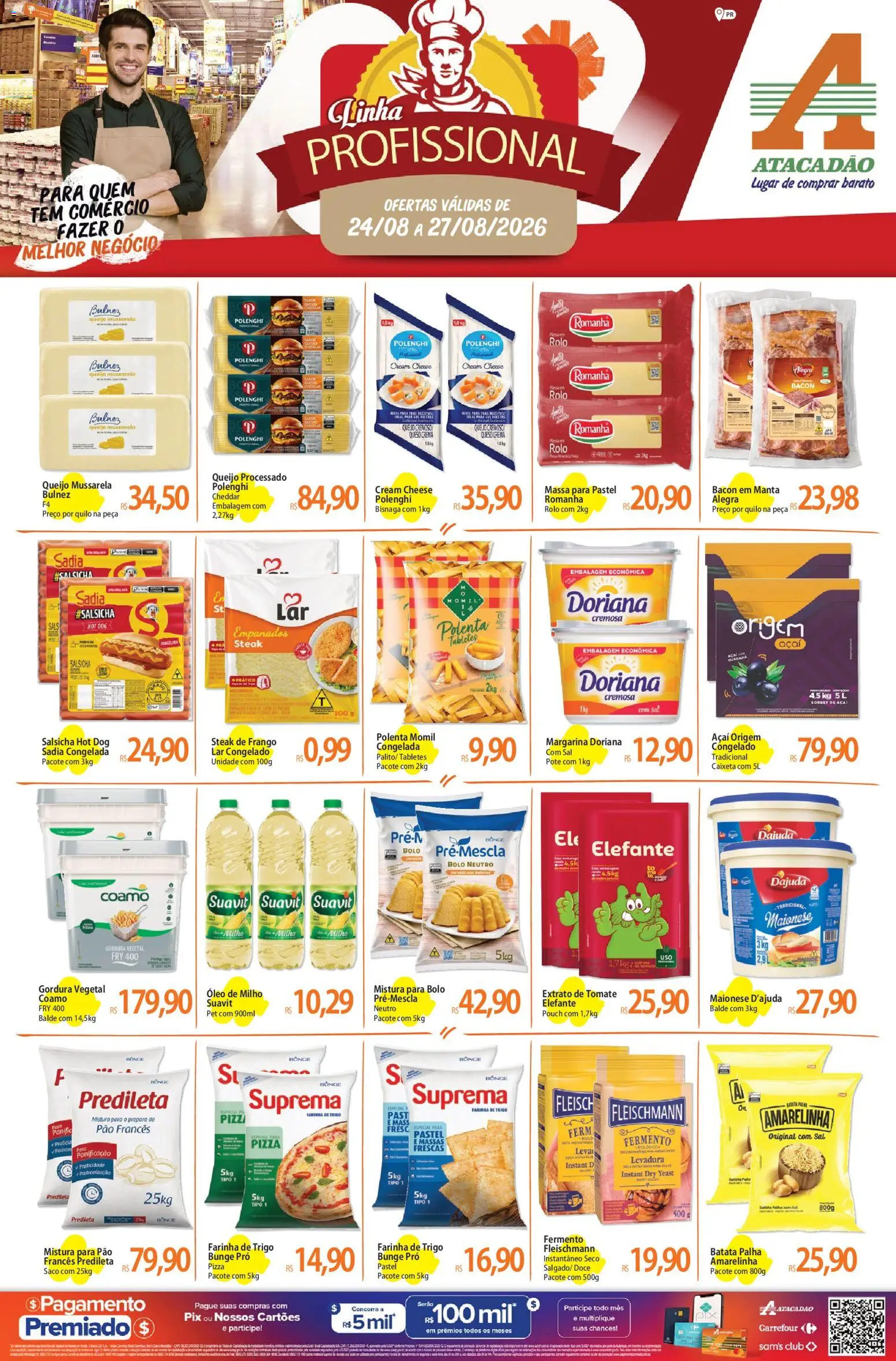 Pré-Visualização do folheto "Atacadão ofertas - PR" da loja Atacadão válido a partir de 24/08/2026