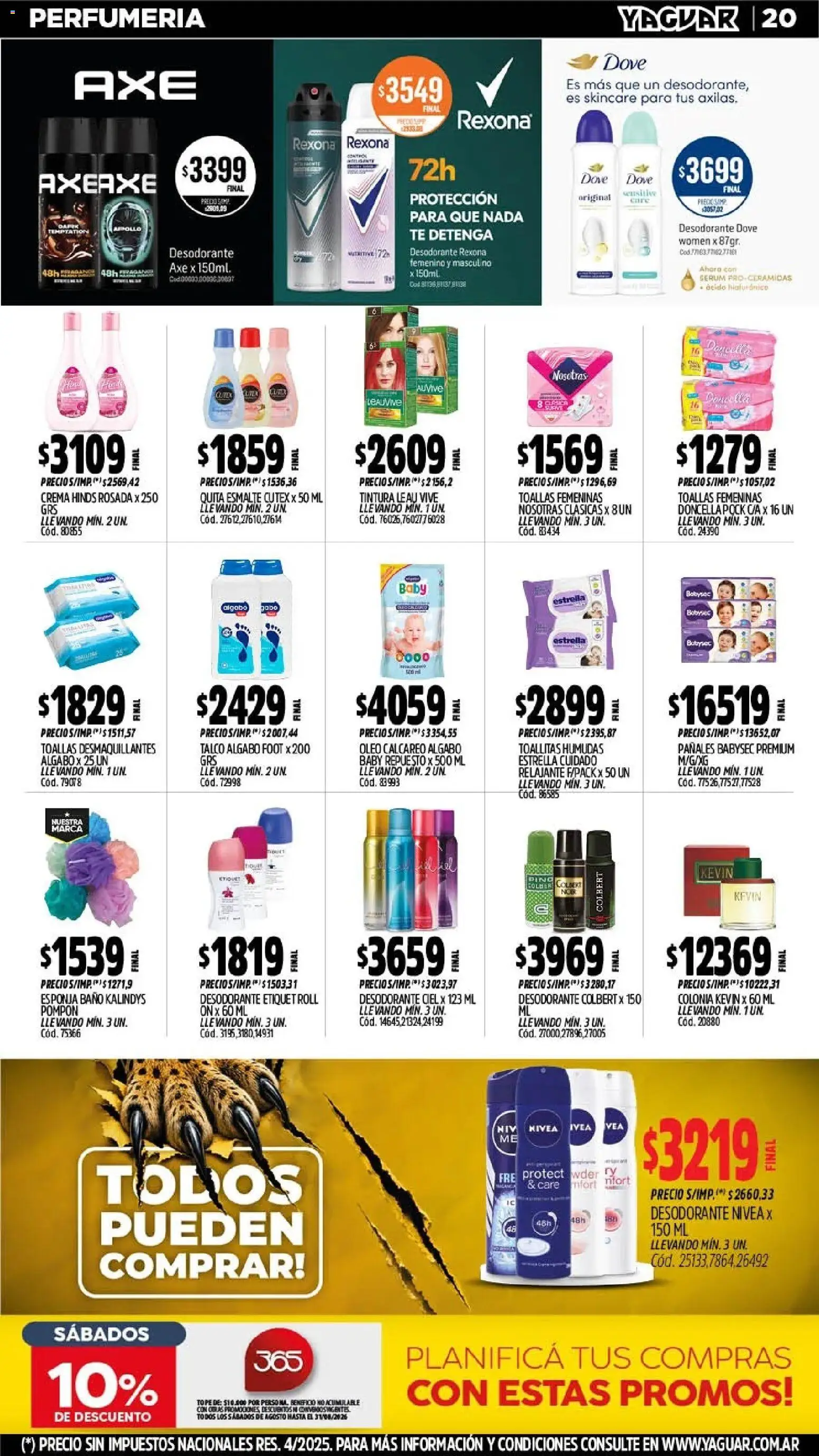 Vista previa del folleto de la tienda Yaguar válido desde el 03/08/2026 