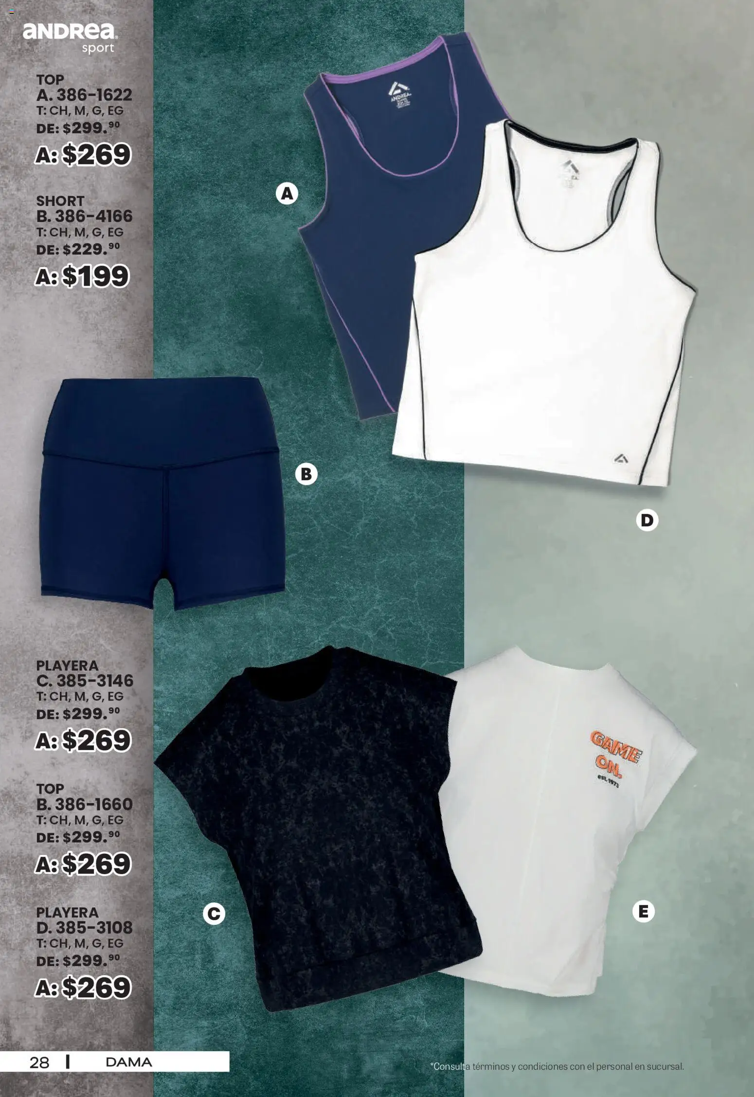 Vista previa las ofertas de la tienda Andrea - Andrea catálogo Sport desde el 30/08/2026 