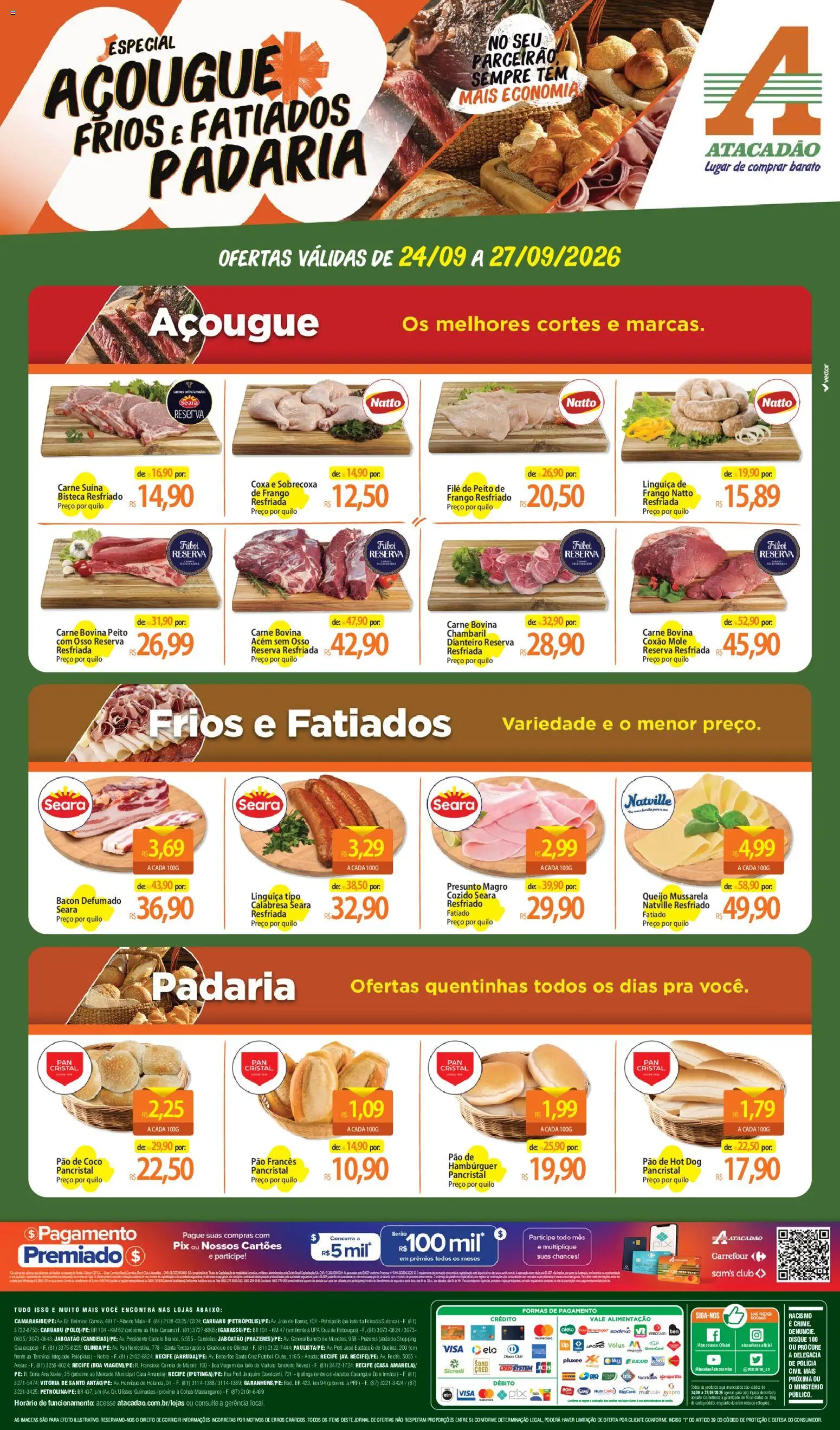Pré-Visualização do folheto "Atacadão ofertas - PE" da loja Atacadão válido a partir de 24/09/2026